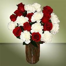 Zona de resistencia al frío. Preciosa Combinacion De 10 Rosas Rojas Y 10 Claveles Blancos Un Magnifico Ramo De Flores Ideal Para Regalar Y Con El Q Red Flowers Floral Wreath My Flower