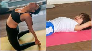 Kareena kapoor khan, who is a fitness freak and performs yoga on regular basis shared picture of her actor husband saif ali khan and son taimur ali khan pataudi performing yoga. Taimur Ali Khan Follows In The Footsteps Of Mom Kareena Kapoor Khan And Enjoys Blockade Yoga India News Republic