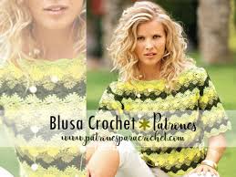 Se llamaba bordado en punto smock y este punto a crochet se le parece mucho. Blusa Muy Facil Para Tejer A Crochet