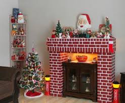 Weihnachten Am Kamin Dekokamin Aus Pappe Basteln Weihnachten Kamin Dekoration Weihnachtsbasteln
