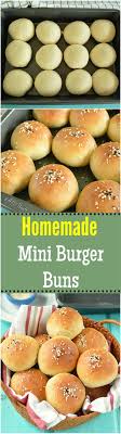 Deliciously Soft And Fluffy Homemade Mini Burger Buns Topped With Sesame Seeds And Nigella Seeds Perfect For Picnic Mini Burger Buns Burger Buns Mini Burgers