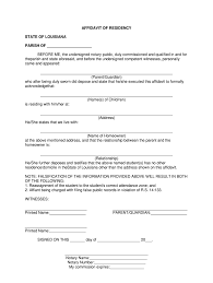 Create your affidavit or statutory declaration. Affidavit Of Residency Louisiana Fill Online Printable Fillable Blank Pdffiller