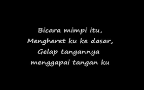 Mungkin kecewa mencari gelapnya berteman ku rindu selam namun harus ku mengerti kiranya kau disisi cinta mu bukannya untukku. Hyper Act Bukan Untukku Myvid My