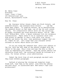 Business Letter Format