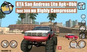 Download gta sa lite apk + data 100 mb for android which works for all gpu and is very to install. Gta San Andreas Lite Apk V10 Android Apk Obb 300 Mb Androidfunz