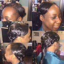 Pin Curl Ponytail Curled Ponytail Pin Curls Hair Spa
