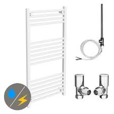 Also measure the dining table and room to ensure different chair dimensions will fit. Diamond White 500 X 1000mm Straight Heated Towel Rail Inc Valves Electric Heating Kit Victorian Plumbing Uk