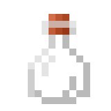 Add a water bottle to one of the three boxes at the bottom on the brewing menu. Glass Bottle Official Minecraft Wiki