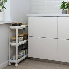Vesken Zsurkocsi Feher 54x18x71 Cm Ikea Bathroom Storage Ikea Shelves