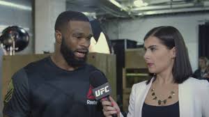 Who is tyron woodley's girlfriend/wife? Ufc 201 Tyron Woodley Backstage Interview Youtube