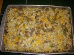 Valmgs Sour Cream Green Bean Cheese Ground Beef Casserole Beef And Green Beans Recipe Greenbean Casserole Recipe Creamed Green Beans