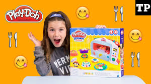Kitchen toys w/ play doh pretend cooking food, mixer & velcro cutting fruits playset for kids. Play Doh Kitchen Creations Magical Oven Unboxing And Review Youtube