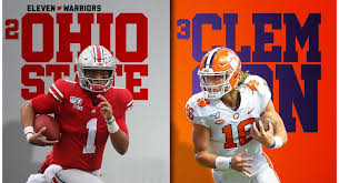 Clemson won the acc and ohio state won the big ten to set up a rematch of last year's semifinal game that the tigers narrowly won after the buckeyes coughed up a big lead. Ohio State The No 2 Seed In The College Football Playoff Will Face Clemson In Semifinal Eleven Warriors