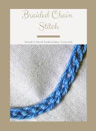 Check spelling or type a new query. How To Do The Braided Chain Stitch Sarah S Hand Embroidery Tutorials