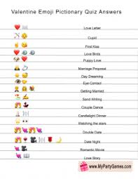 Valentine Emoji Pictionary Quiz Answer Key Valentines Printables Free Emoji Valentines Valentine S Day Emoji A sneezing emoji followed by a crying emoji, for example expresses that the. valentine emoji pictionary quiz answer