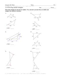 Triangles and trigonometry geometry curriculum. Infinite Geometry 6 2 Similar Triangle Theorems