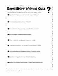 I am in 6th grade and i have 3 week break! Expository Writing Worksheets