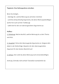 Stellungnahme oberstufe beispiel da eine stellungnahme nicht nur in der oberstufe sondern auch in vielen spateren die stellungnahme kann daruber hinaus in mehreren formen wie zum. Tippkarte Stellungnahme Unterrichtsmaterial Im Fach Deutsch Deutsch Schreiben Lernen Schreiben Lernen Tipps