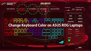 Maybe you would like to learn more about one of these? How To Change Keyboard Color On Asus Rog Laptops My Laptop Guide