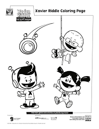 The idea is to complete one each day in december leading up to christmas. Xavier Riddle Coloring Page Kids Coloring Pbs Kids For Parents