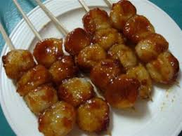 Filipino Carioca Recipe Fried Sweet Rice Balls Dipped In Sweet Coconut Syrup Panlasang Pinoy Recipes Recipe Panlasang Pinoy Recipe Kalamay Recipe Recipes