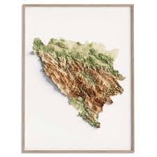 Map of Bosnia