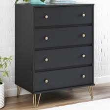 Get it as soon as mon, jul 19. Novogratz Owen 4 Drawer Dresser In Matte Black Nebraska Furniture Mart