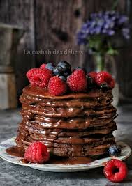 Pancakes Au Chocolat Recette Facile La Casbah Des Delices En 2020 Pancake Chocolat Cookies Et Biscuits Corne De Gazelle