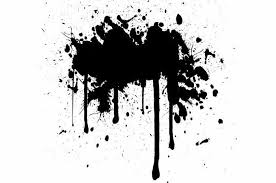 Black And White Drip Effect Pin By Ezelesme On Fotografia Flower Crown Drawing Crown Drawing Paint Splash Background