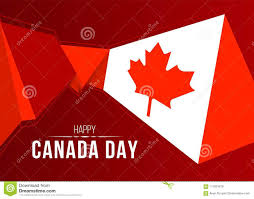 The department of canadian heritage lays out protocol guidelines for the display of flags, including an order of precedence. Gluckliche Kanada Tages Fahne Mit Niedriger Poly Kanada Flagge Der Abstrakten Modernen Form Auf Rotem Hintergrundvektordesign Vektor Abbildung Illustration Von Land Hintergrund 111924579