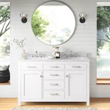 Vanities └ bathroom sinks & vanities └ bathroom supplies & accessories └ home & garden all categories antiques art automotive baby books business & industrial cameras & photo cell phones & accessories skip to page navigation. Mercury Row Atencio 54 Double Bathroom Vanity Set Reviews Wayfair