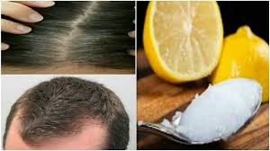Anecdotal evidence also suggests that coconut oil promotes hair growth and helps reduce premature graying of hair. Coconut Oil And Lemon Mixture It Controls Hair Fall Turns Gray Hair Back To Its Natural Color Youtube