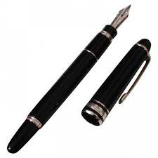 Mont Black Fountain Pen Meisters Montblanc 379 Liked On Polyvore Featuring Home Home Decor Office Accessories Fillers Fountain Pen Beautiful Pen Pen