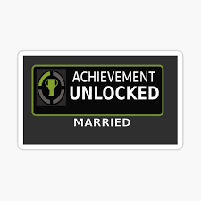 Check out our achievement unlocked selection for the very best in unique or custom,. Achievement Unlocked Married Gifts Merchandise Redbubble