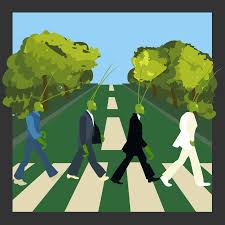 Funny Illustration Idea From One Of The Most Known Album Cover Of The Beatles Abbey Road Thebeatles Abbeyroa Abbey Road Funny Illustration The Beatles