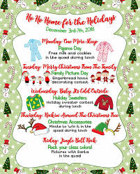 Winter spirit week schedule, christmas spirit week planner, holiday theme, itinerary poster, week schedule, event flyer, template, pto, pta theartyapples $ 8.69 free shipping Christmas Spiritweek Holidayspirit Schoolspirit Holiday Spirit Week Themes School Spirit Week School Spirit Days