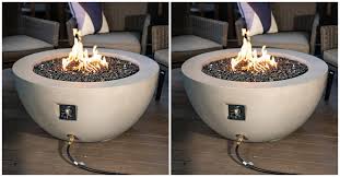 Flame king outdoor portable propane gas 19 fire pit bowl with self igniter, cover, and carry straps for rv, camping, backyard 4.5 out of 5 stars 31 2 offers from $124.74 Costco Is Selling A Gas Fire Pit To Take Your Patio To The Next Level