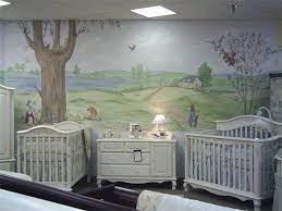 Maybe Someday Saving Them Up For Later Peter Rabbit Mural In The Nursery Also Other Beautiful Rabbit Nursery Decor Peter Rabbit Nursery Baby Room Decor
