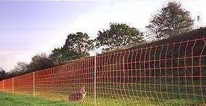 You can install electric fencing with electric fence tape or a variety of straight wire of various thicknesses. Electric Fence For Rabbits Portable Orange W A Poultry Equipment Coast To Coast Vermin Traps