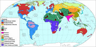 Major World Religions Populations Pie Chart Statistics List