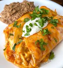 Sara S Keto Journey On Instagram Low Carb Sour Cream Chicken Enchiladas And Faux Refried Sour Cream Enchilada Sauce Enchilada Recipes Best Enchiladas