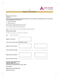 There are several ways that a person with a axis credit card can pay their credit card bills through online transactions using other bank accounts. Axis Bank Credit Card Auto Debit Deactivation Form Fill Out And Sign Printable Pdf Template Signnow