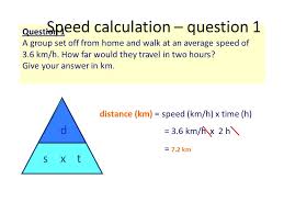 You can calculate the average speed for any type of motion if you can time the motion and measure the distance. Speed Starter Task What Is The Formula For Calculating Speed Ppt Video Online Download