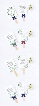 Product Mockups Business Card Mock Up Wedding Programs Wedding Program Fans