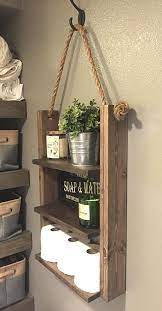 Attempt Your Hand At One Of These Do It Yourself Bathroom Shelves That Will Certainly Idee Per Decorare La Casa Mensole Porta Oggetti Bagno Mensole Decorative
