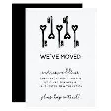 We Ve Moved Family Address Change Announcement Zazzle Com Change Of Address Cards Change Of Address Address Change Announcement