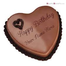 Heart Shape Happy Birthday Chocolate Cake With Name Edit Chocolate Heart Shape Cake For Birthday Wish Name Pix Name Edit Cake In 2020 Birthday Wishes And Images Happy Birthday Wishes Photos Happy Birthday Chocolate Cake