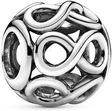 Shop the largest selection of authentic pandora jewelry, bracelets, charms, earrings and necklaces. Pandora Damen Moments Offen Gearbeitetes Unendlichkeits Charm Sterling Silber 791872 Amazon De Schmuck