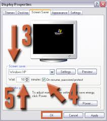 Instead of turning screen and sleep settings to never as we did above, set it to a number that next up: How To Password Lock Your Screen Instructions For Windows Xp Vista Win 7 And 8 Tiptopsecurity