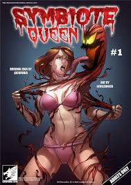 Symbiote Queen 1 Porn comic, Rule 34 comic, Cartoon porn comic 